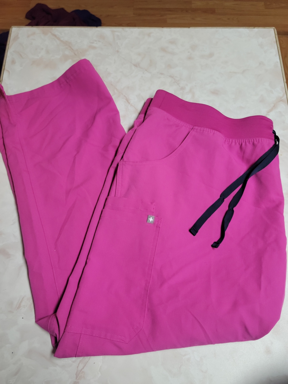 FIGS Kade Cargo Scrub Pants Electric Orchid Pink XXL Limited Edition